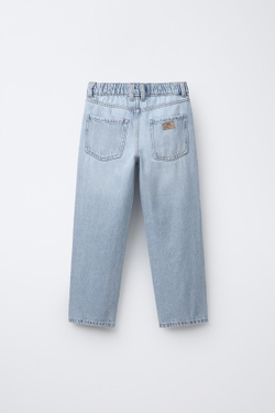 ZARA ДЖИНСЫ BAGGY FIT, ГОЛУБОЙ