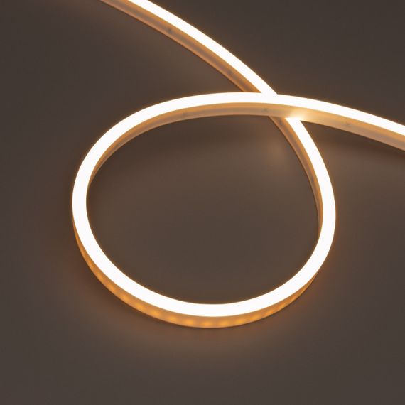 Светодиодная лента герметичная WAVE-SIDE-PU-A120-06x12mm 24V Warm3000 (8 W/m, IP68, 5m, wire x2) Arlight 052419