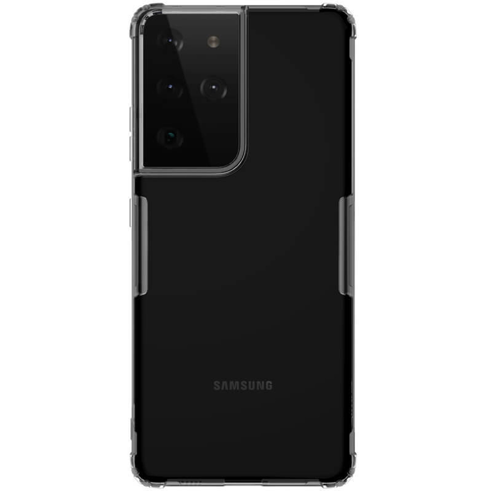 Прозрачный силиконовый чехол Nillkin Nature для Samsung Galaxy S21 Ultra