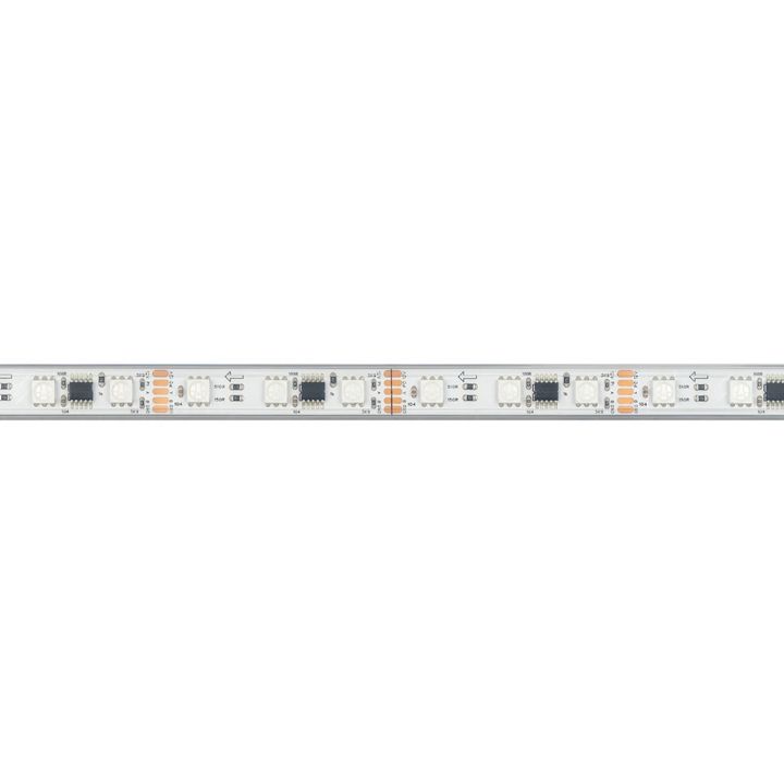 Светодиодная лента герметичная Arlight 14W/m 60LED/m 5060SMD разноцветный 5М DMX-PS-B60-12mm 12V 039605