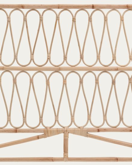 Caterina Изголовье из ротанга с натуральной отделкой для кроватей 150 см