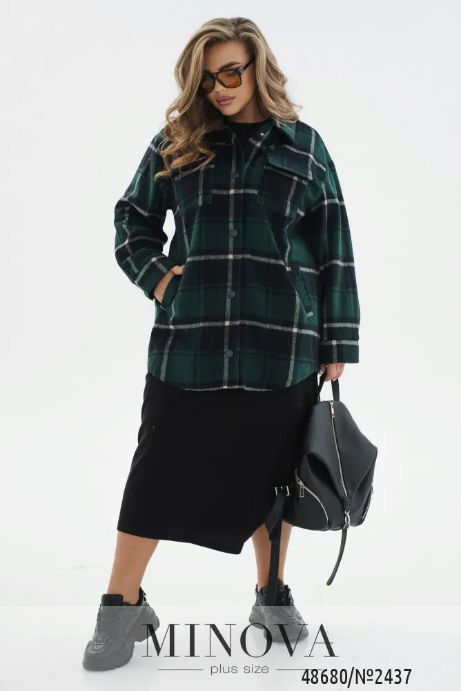 Кардиган 2437-темно-зеленый Minova