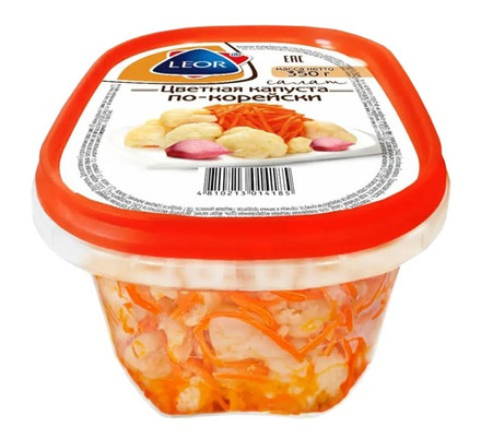Салат Цветная капуста по-корейски 350г. Леор