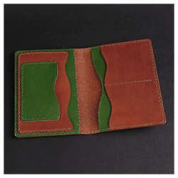 Кожаная обложка на паспорт «Шаманка» (фигура)