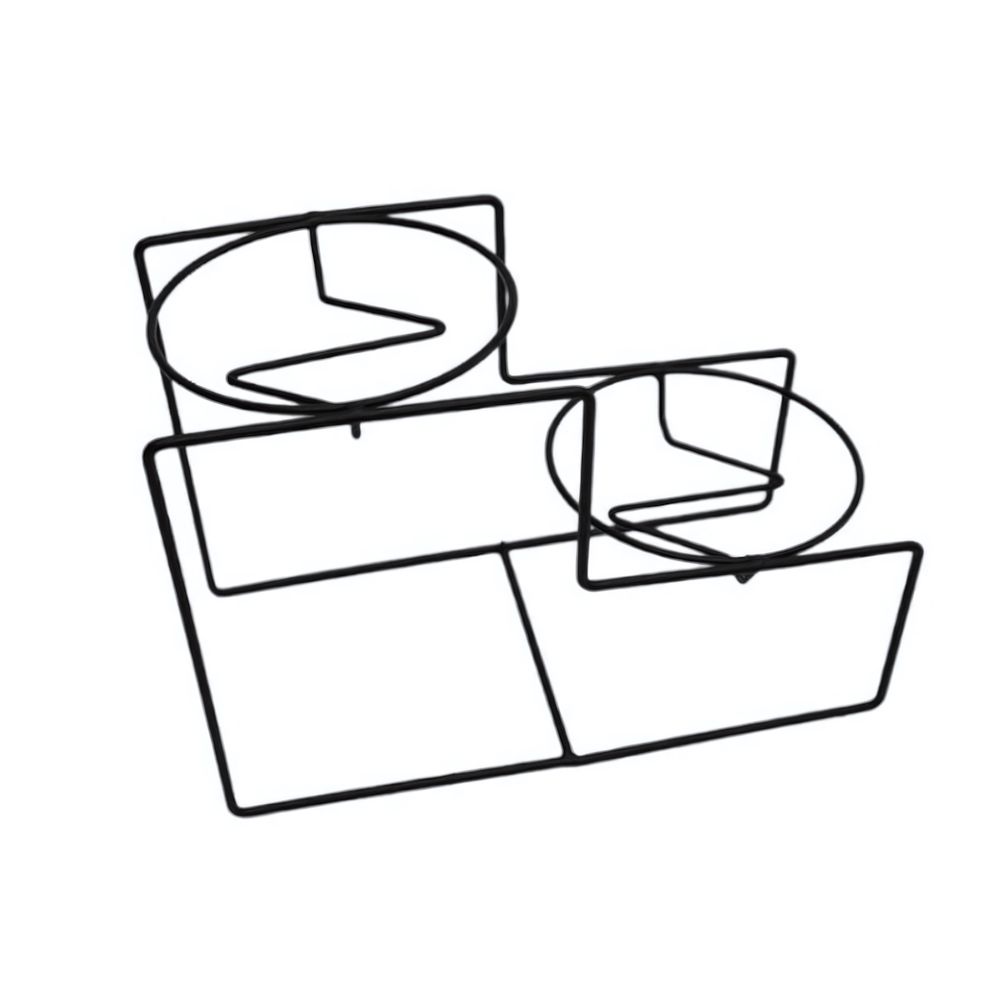 Подставка для цветов напольная "Симпл Кубики" на 2 горшка, металл М0000391