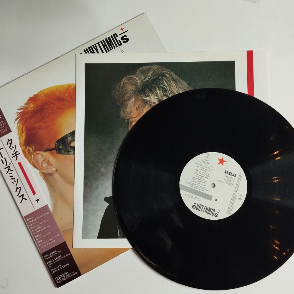 Винтажная виниловая пластинка LP Eurythmics Touch (Japan 1984) (Obi)