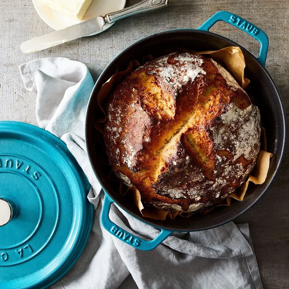 STAUB Чугунная кастрюля Cocotte 22 см 2,6 л черная