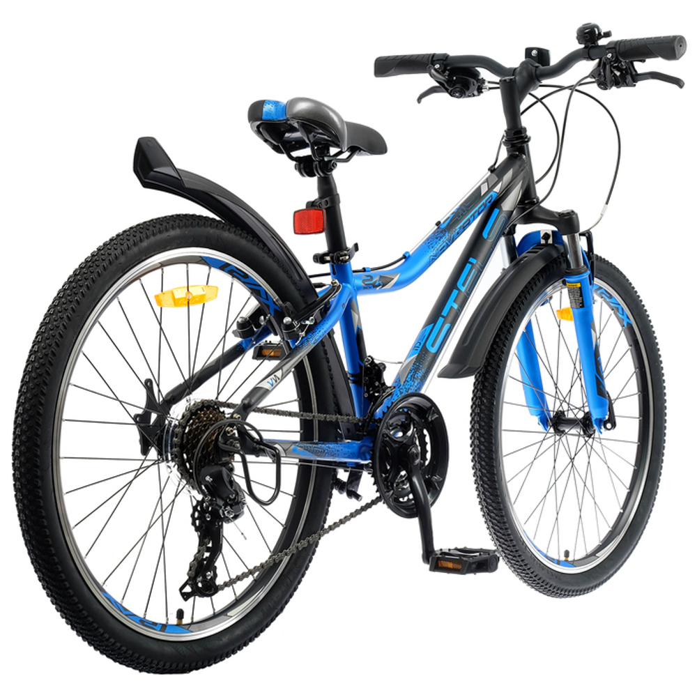 Велосипед 24" Stels Navigator 410 V 21ск. V010 (2023), черный синий