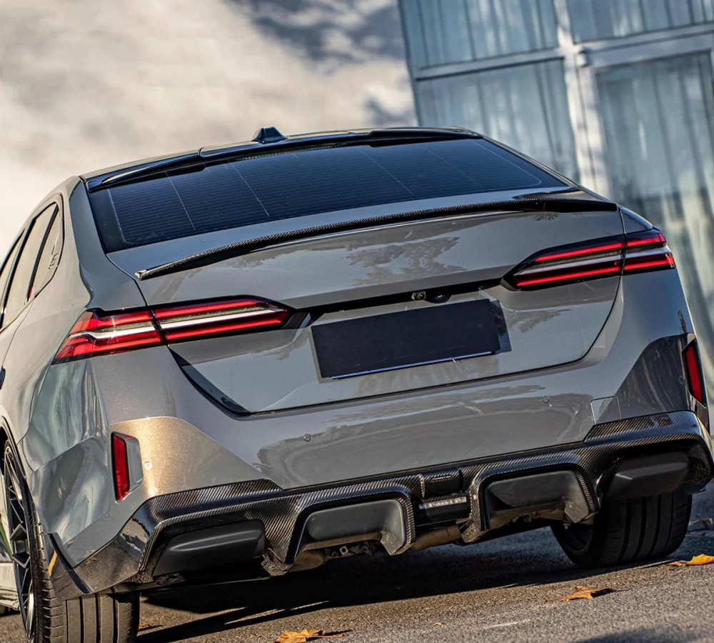 Диффузор заднего бампера для BMW 5 серии G60 G68 2024+ БМВ Обвес Бампер