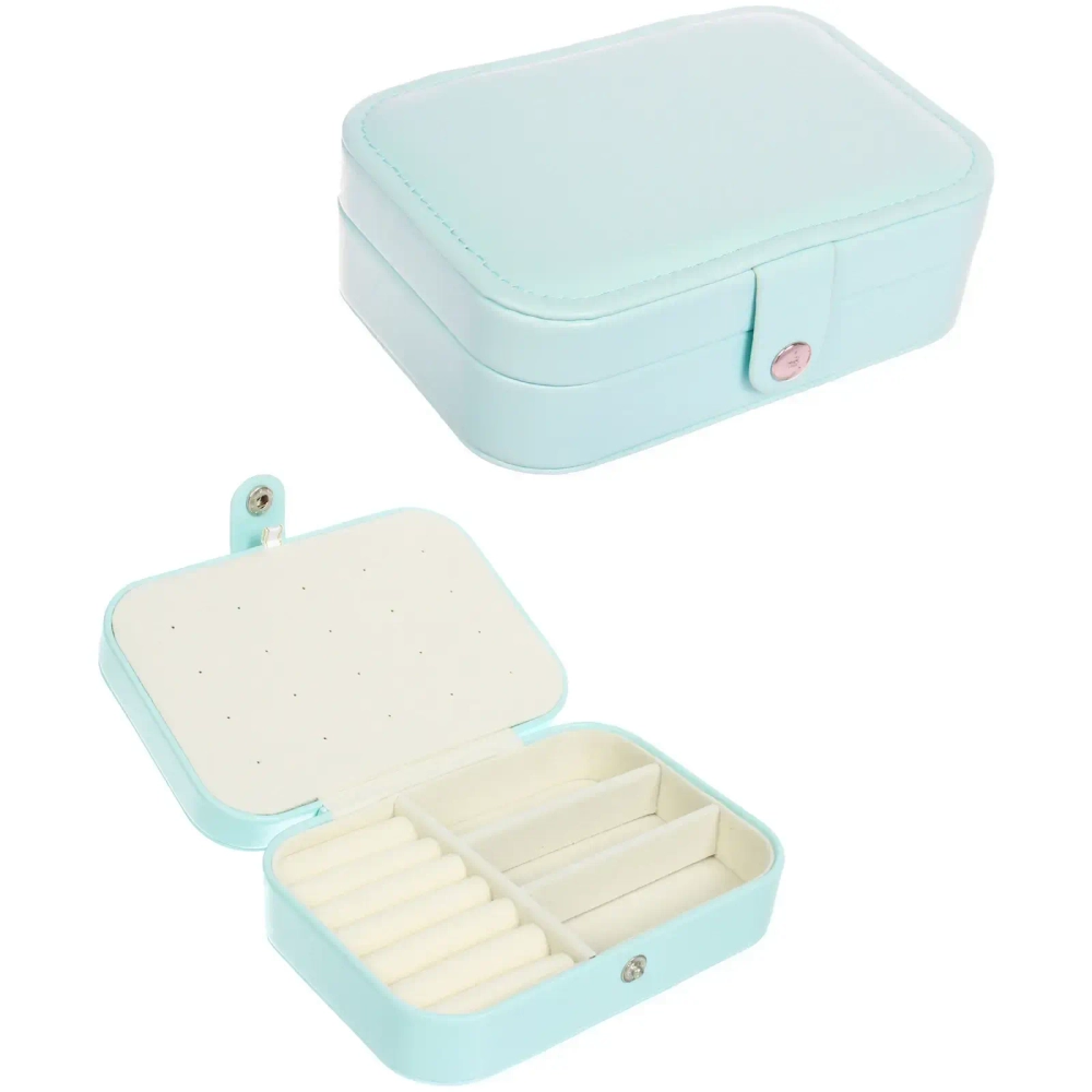 Шкатулка для украшений «ПАЛУМНА», цвет небесный, 16*11*5см см