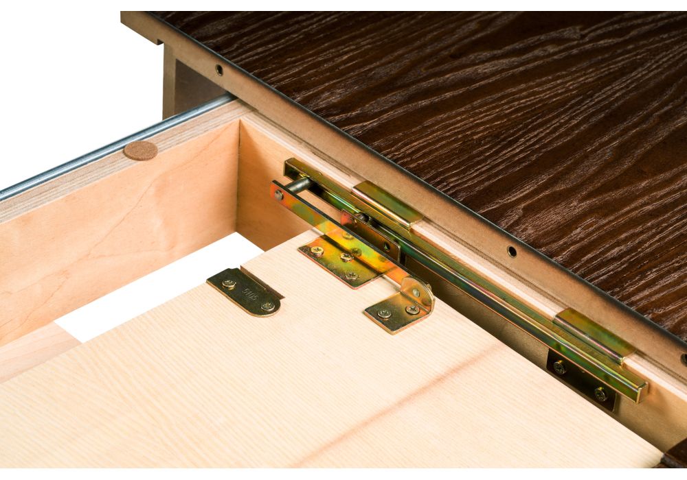 Стол Сайрус 120(160)х84х76 орех темный