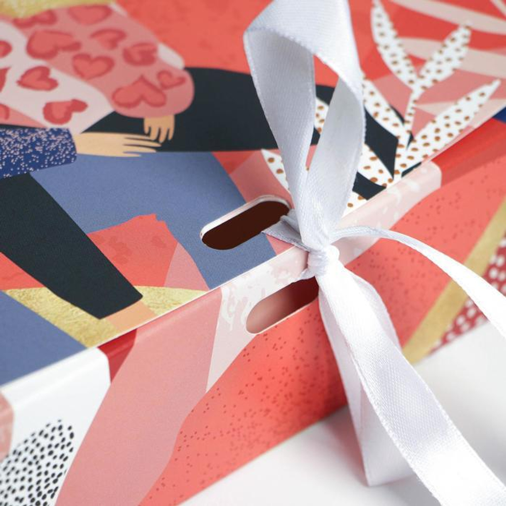 Коробка складная подарочная «I love you», 20 × 18 × 5 см