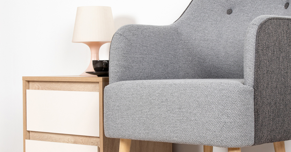 Алекса кресло для отдыха (серебристый-серый)