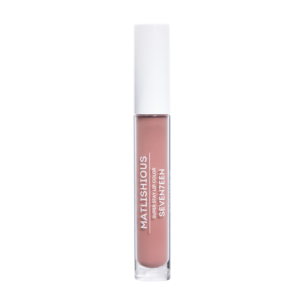 Seventeen Помада-блеск для губ Matlishious Super Stay Lip Color, жидкая, тон №05, Темный палисандр, 4 мл