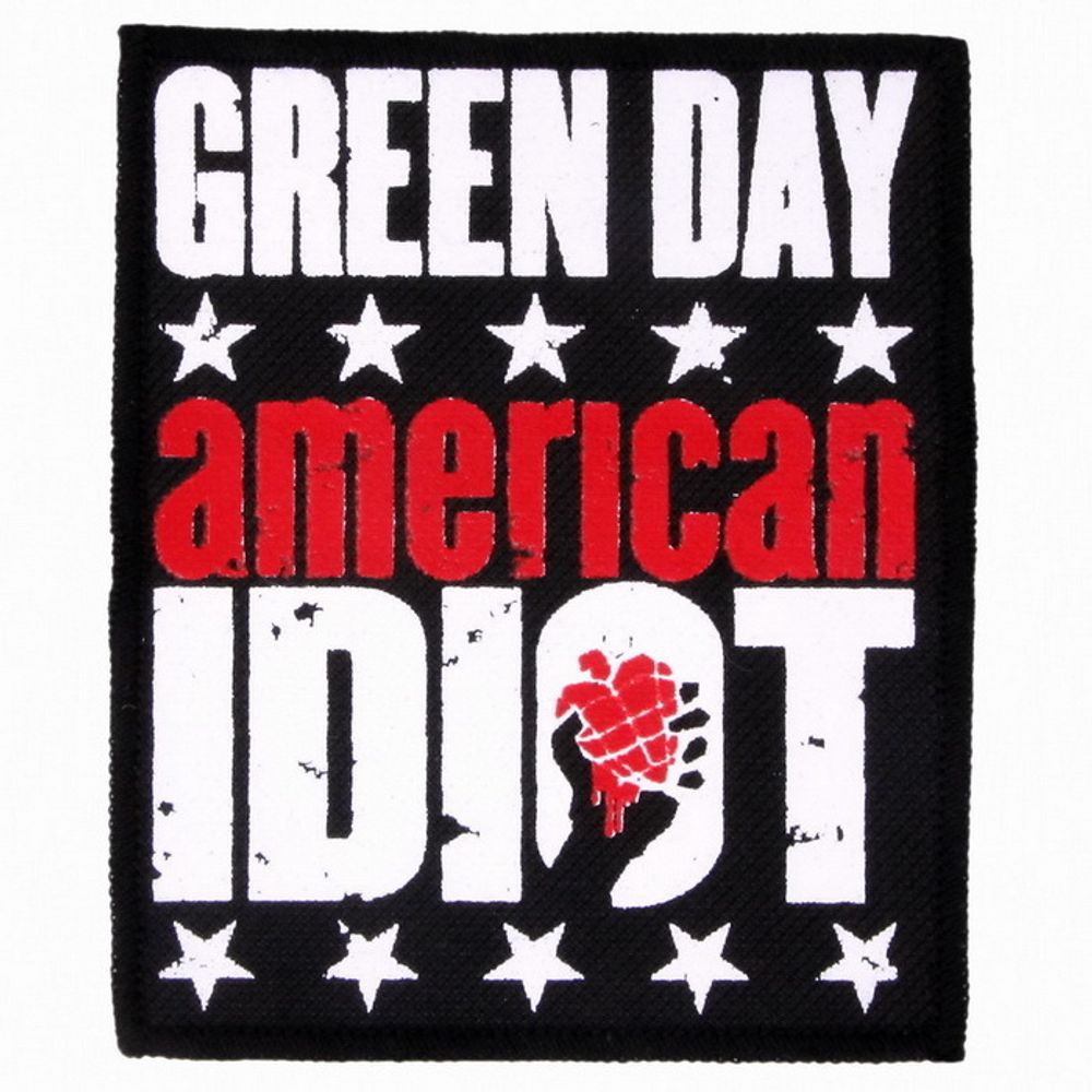 Нашивка Green Day American Idiot (90х110)