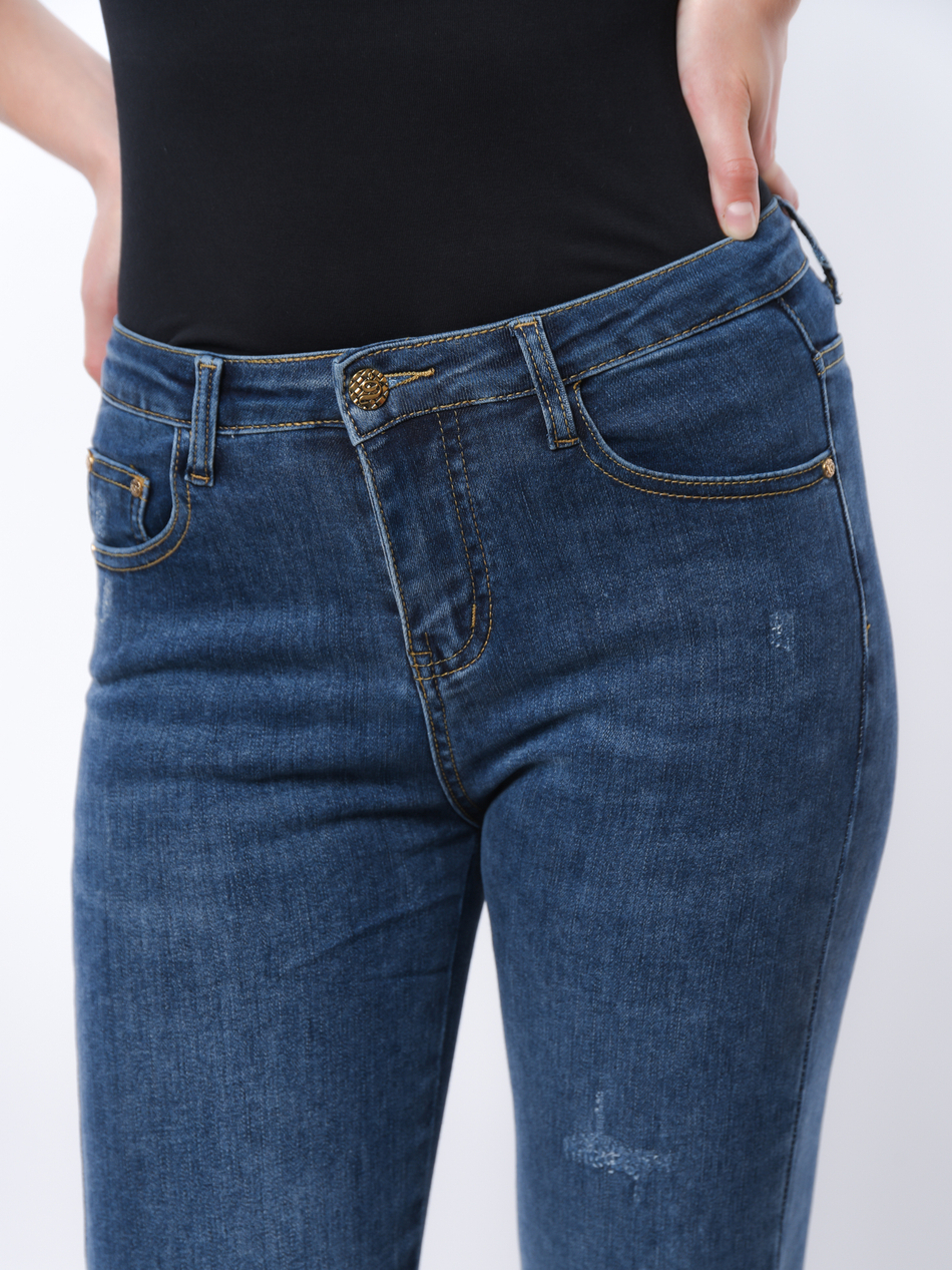 Брюки женские джинсовые