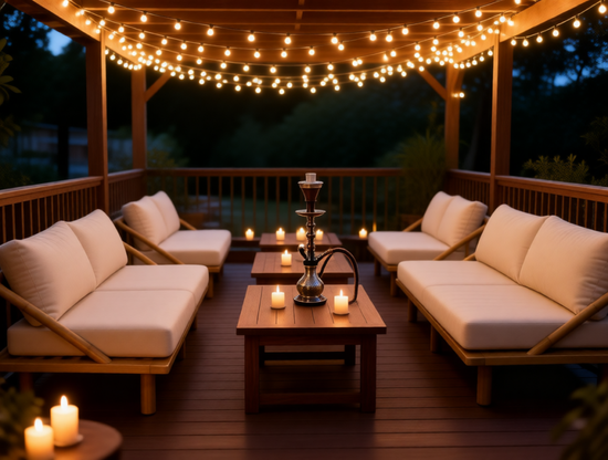 Диван деревянный трехместный с подушками Denmark цвет натуральный/льняной бежевый