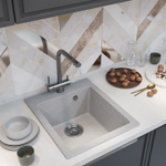 Мойка MIXLINE ML-GM14 серая (310)  420*500*190мм NEW (551904)
