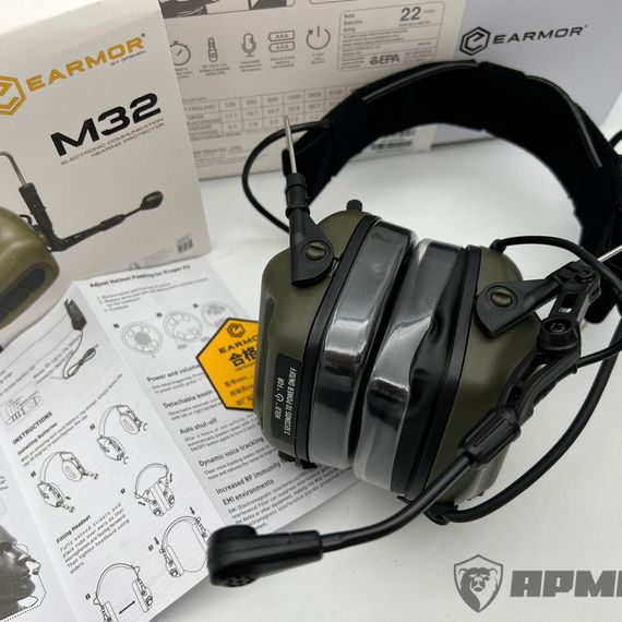 Стрелковые тактические наушники EARMOR M32