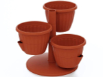 Горшок цветочный Каскад 0,7л (терракотовый)