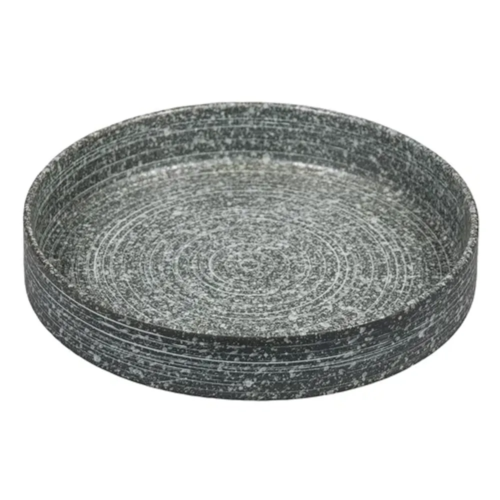 Тарелка с бортом 25 см h4,5 см глазурь Glossy Stone Untouched Taiga P.L. Proff Cuisine [1]