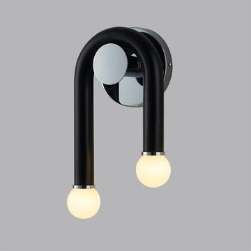 5699/2W MODERNI LN23 119 чёрный, хром Бра E14 2*60W 220V CASPIAN