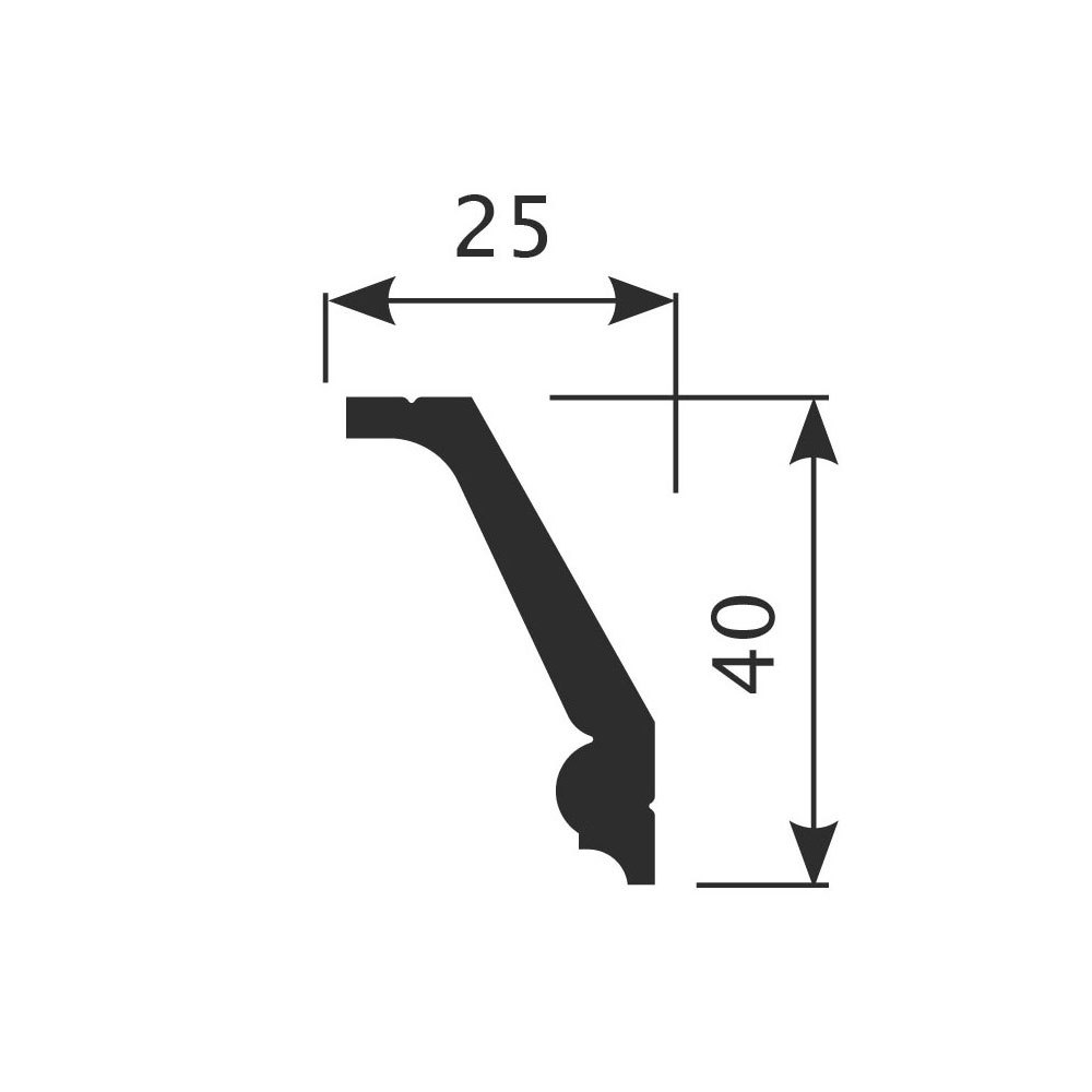 Карниз потолочный КX023