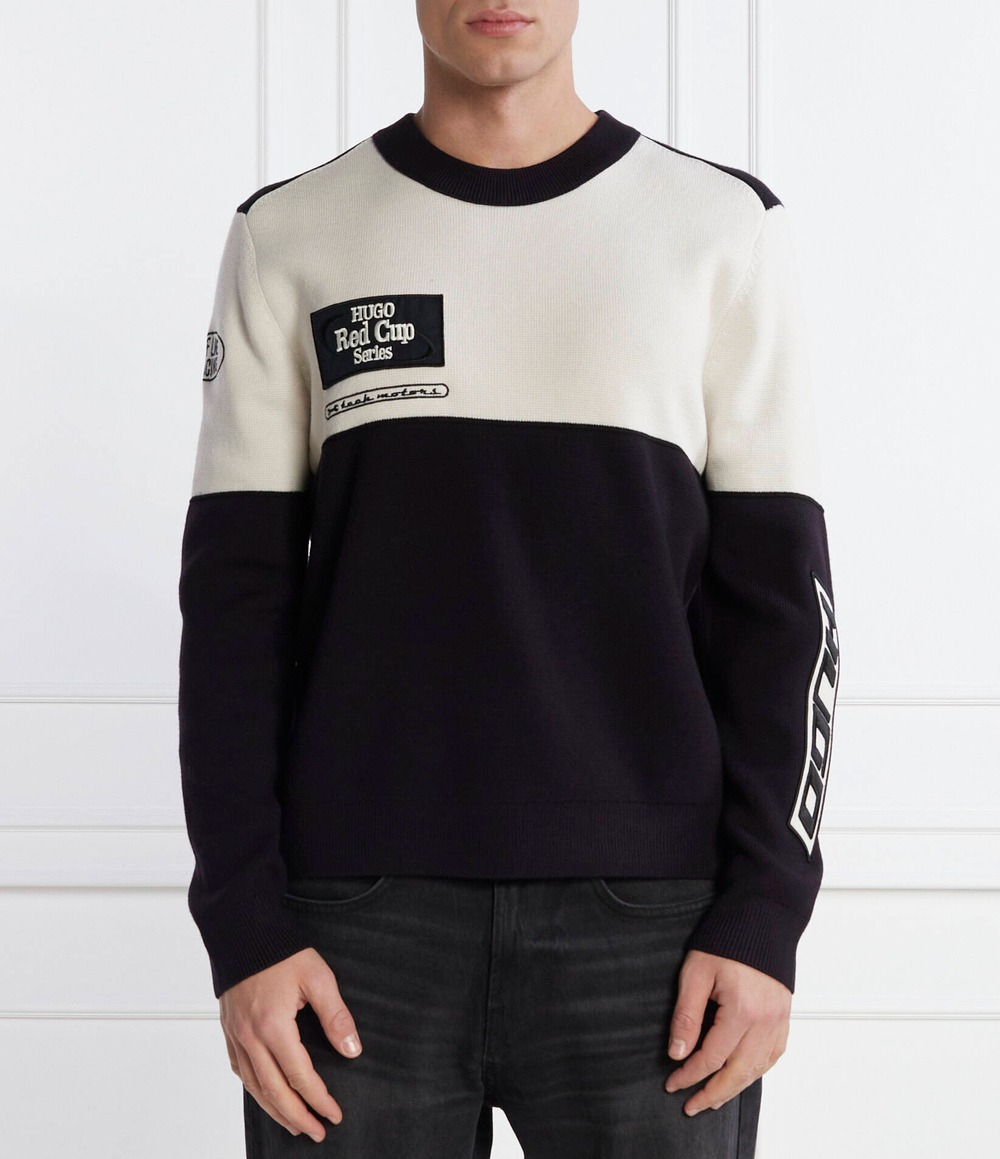 Свитер soccar HUGO - черный(50507655)