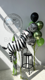 Набор шаров "Зелень и зебра" Дизайн № 3