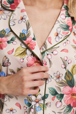 Пижамная блуза из шелка