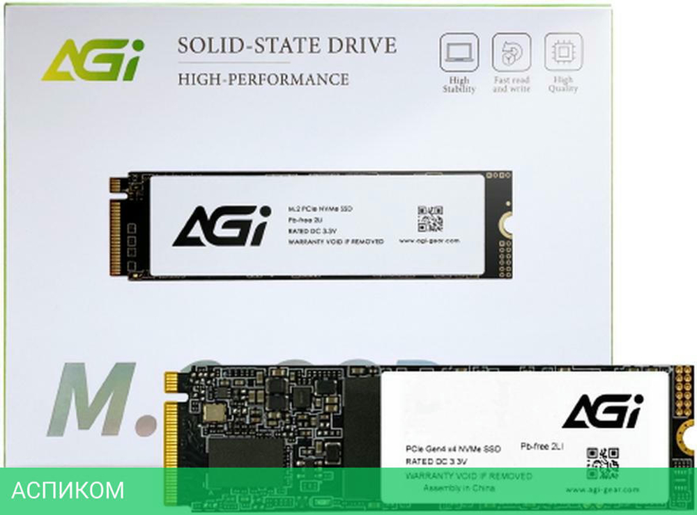 SSD диск AGI AI818 512Gb (AGI512G44AI818)