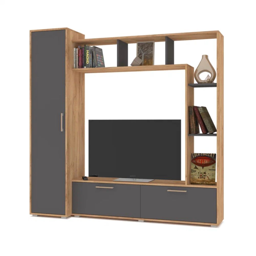 Стенка "Прага" 1800, ЛДСП, MODERN, г. Ижевск