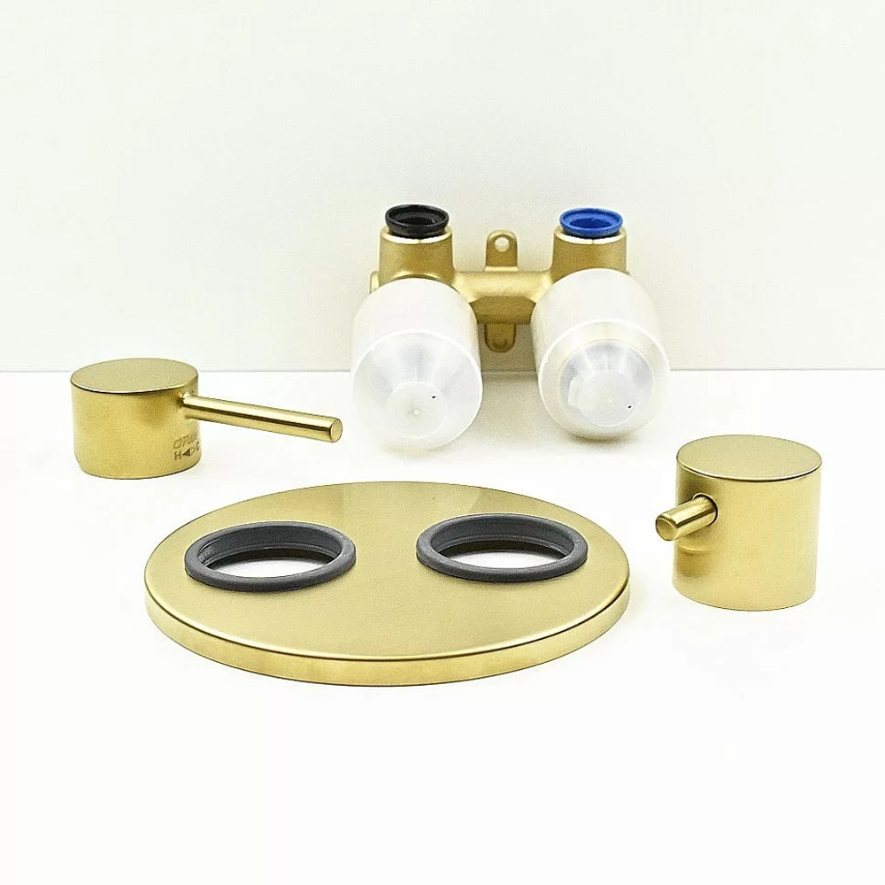 Смеситель для ванны PAINI Cox 78PJSET26911BATH матовое золото