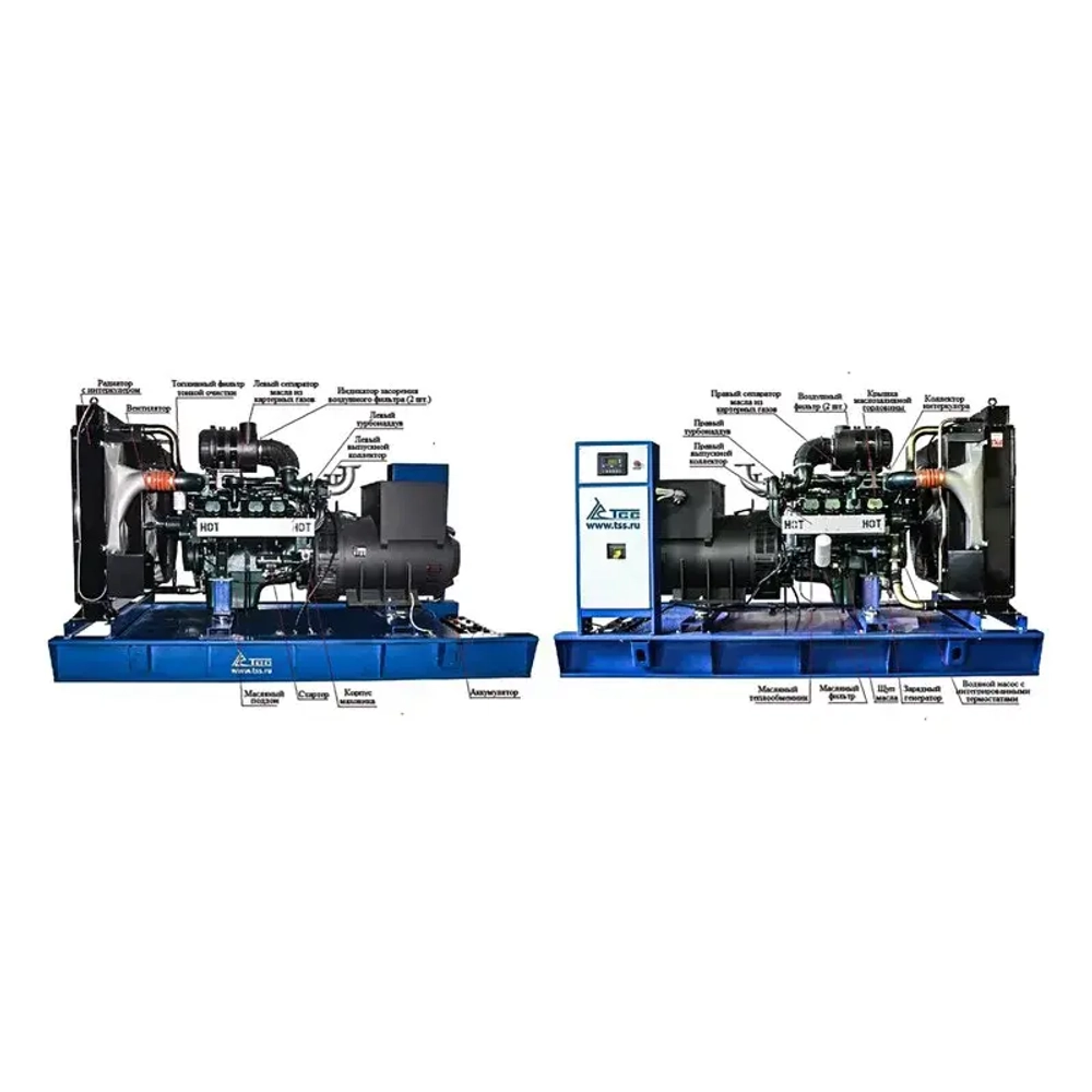 ТСС TDo 500MC промышленная дизельная электростанция 015102