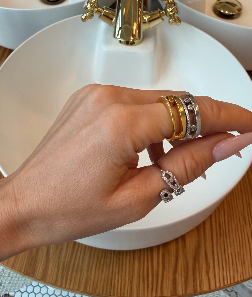 Кольцо Monika gold