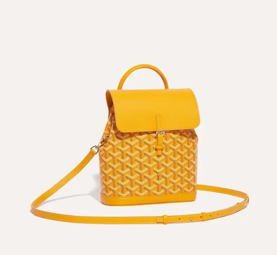 Рюкзак GOYARD Alpin Mini, жёлтый