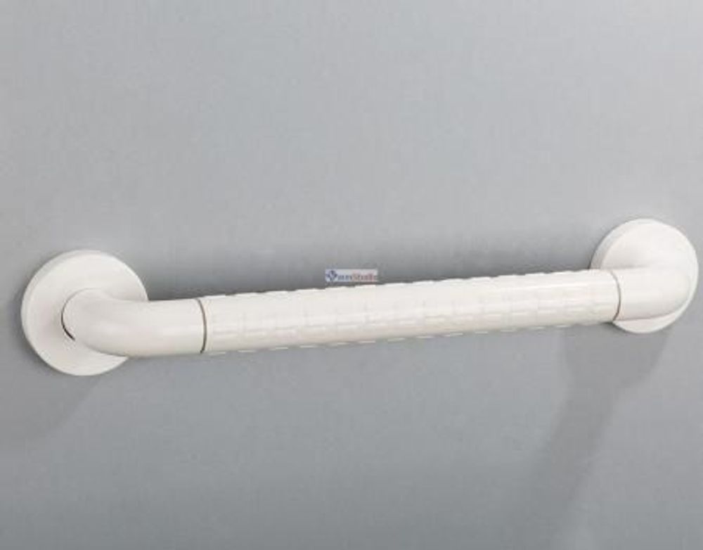 Поручень настенный  F8101 нерж+пластик 48,5 см