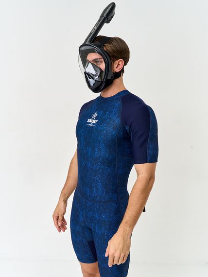 Маска полнолицевая Sargan Планета океан 2.0 черный/черный