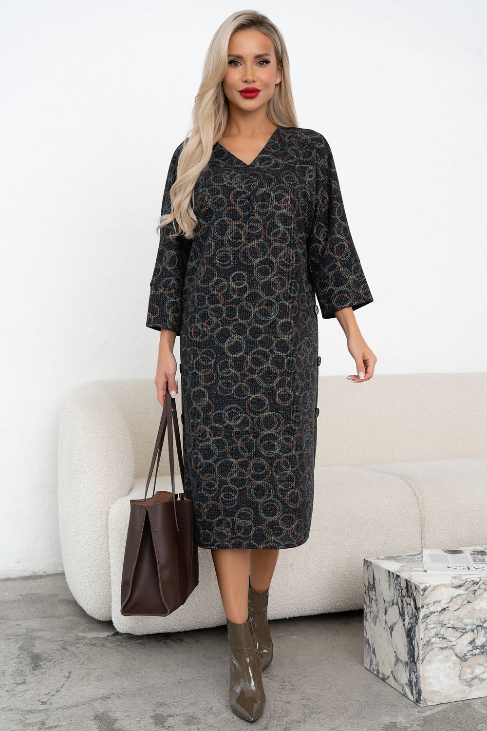 Платье Шарм (графит) Р11-1193/6 Nikol