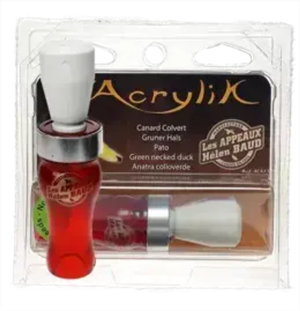 Манок Helen BAUD на утку акриловый, красный