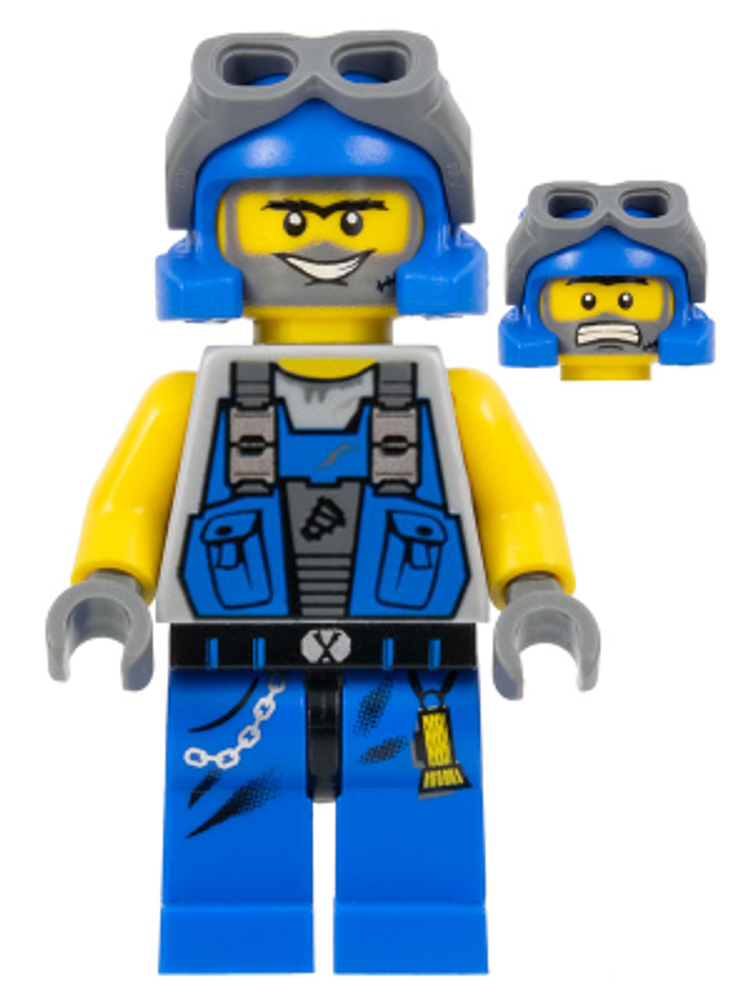 Минифигурка LEGO pm018 Power Miner - Дюк