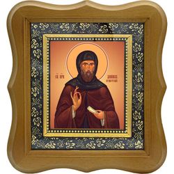 Даниил Египетский преподобный. Икона на холсте.