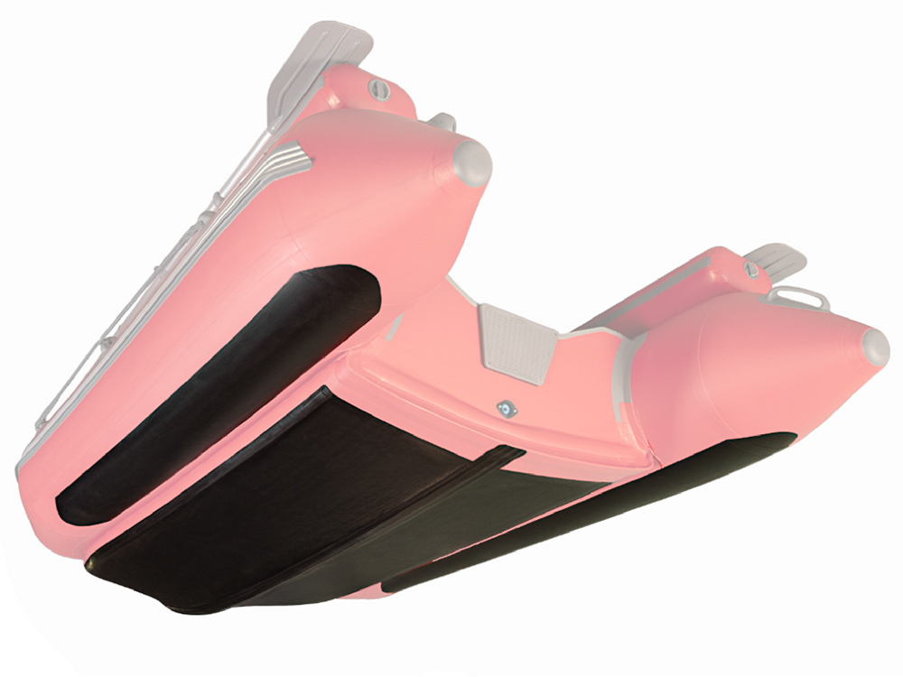 Надувная ПВХ-лодка X-River Rocky 415 НДВД с фальшбортом, с усиленным дном и баллонами