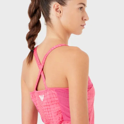 Женская теннисная майка EA7 Tank Top Women - Pink