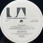 Motorhead ‎– On Parole (Англия)