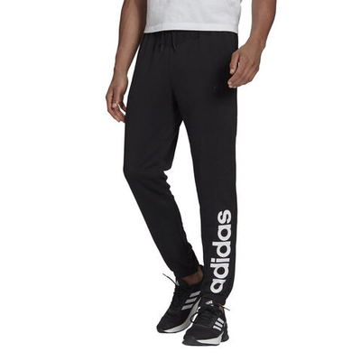 Мужские теннисные штаны adidas Linear French Terry Training Pants Men - Black, White