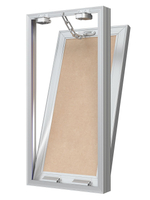 Люк ревизионный D Ceramo Base 200х400 скрыт.монтаж съемный алюминий EVECS