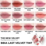BBIA Last Velvet Tint - стойкий вельветовый тинт для губ (5гр)