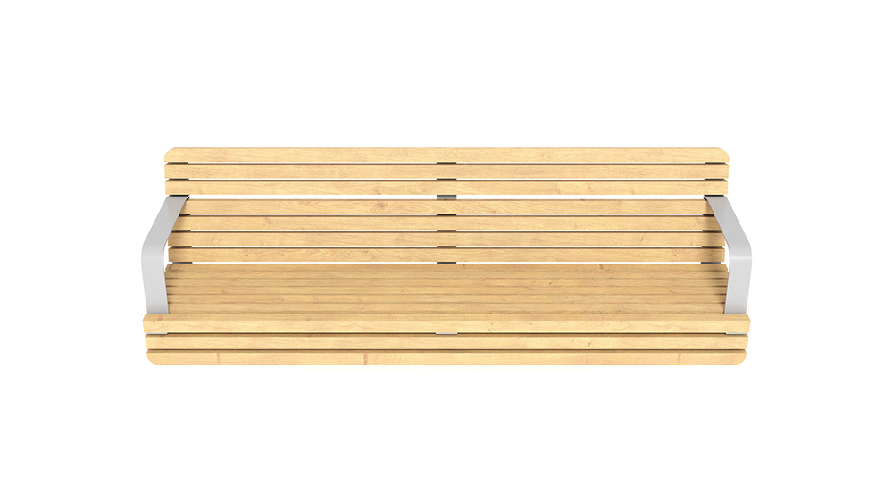 Скамья-настил со спинкой SK00230