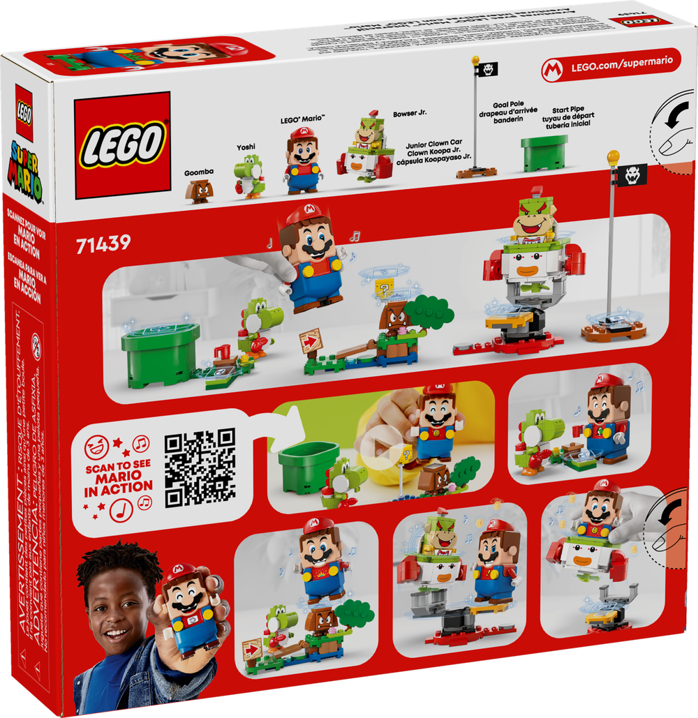 Конструктор Лего Супер Марио Приключения с интерактивным Марио 71439 | LEGO Super Mario Adventures 218 деталей 6+